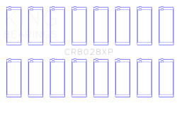 King Engine Bearings - King Engine Bearings CR8028XP Connecting Rod Bearing Set for Chevy CUSTOM PE - Image 2