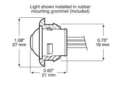 Peterson - Peterson M277A-BT3 Mid Trailer Side Turn Indicator & Clearance Light Assembly - Image 2
