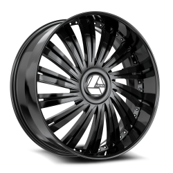Azara - Azara Wheel AZX-102 24x9 BLANK 15mm Gloss Black AZX-102249BL15GB - Image 1