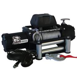 Bulldog Winch - Bulldog Winch 10041 8000lb Winch 100' Wire Rope 5.2hp Series Wound Motor Roller - Image 1