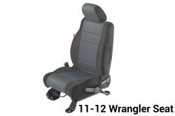 Diver Down - Diver Down 14167-2038 Seat Cover for 11-12 Wrangler JK Charcoal Neoprene Pair - Image 2