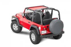 MasterTop - MasterTop 14200202 Red Bimini Top ShadeMaker for 97-06 Jeep Wrangler TJ - Image 1
