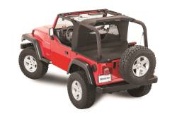 MasterTop - MasterTop 14454224 Mastertwill WindStopper/Tonneau Cover for 97-02 Wrangler TJ - Image 1