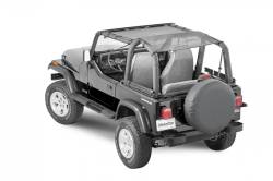 MasterTop - MasterTop 14220201 Mesh Bimini Top ShadeMaker Plus for 92-06 Jeep Wrangler YJ/TJ - Image 3