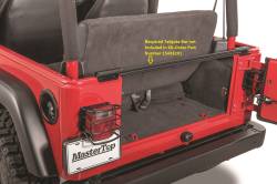 MasterTop - MasterTop 14503135 Tonneau Cover Black Diamond for 92-95 Jeep Wrangler YJ - Image 2