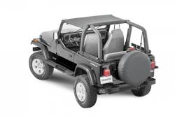 MasterTop - MasterTop 14103135 Black Diamond Bimini Top for 87-95 Jeep Wrangler YJ - Image 1