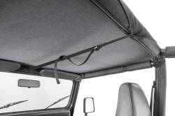 MasterTop - MasterTop 14103135 Black Diamond Bimini Top for 87-95 Jeep Wrangler YJ - Image 2