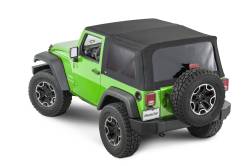MasterTop - MasterTop 15201324 MasterTwill Top Tinted Glass Black for 07-12 Wrangler JK 2DR - Image 1