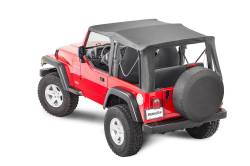 MasterTop - MasterTop 15111235 Top w/Doorskins Tinted Glass Black Dia for 97-06 Wrangler TJ - Image 2