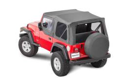 MasterTop - MasterTop 15111235 Top w/Doorskins Tinted Glass Black Dia for 97-06 Wrangler TJ - Image 3