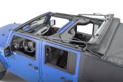 MasterTop - MasterTop 15601424 MasterTwill Full Top Tint Glass Blk for 10-18 Wrangler JK 4DR - Image 2