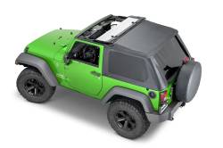 MasterTop - MasterTop 15501424 MasterTwill Fastback Complete Top for 07-18 Wrangler JK 4DR - Image 2