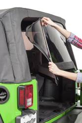 MasterTop - MasterTop 15101835 Top Tinted Glass Black Diamond for 13-18 Jeep Wrangler JK 2DR - Image 5