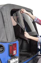 MasterTop - MasterTop 15101435 Top Tinted Glass Black Diamond for 07-09 Jeep Wrangler JK 4DR - Image 5
