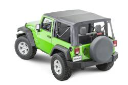 MasterTop - MasterTop 15101335 Top Tinted Glass Black Diamond for 07-12 Jeep Wrangler JK 2DR - Image 2