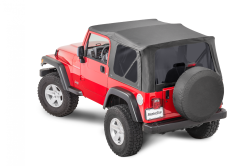 MasterTop - MasterTop 15101235 Top Tinted Glass Black Diamond for 97-06 Jeep Wrangler TJ - Image 1