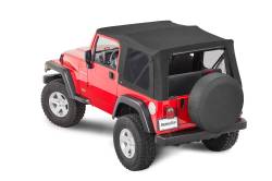 MasterTop - MasterTop 15201224 Top No Doorskins Tinted Glass Black for 97-06 Wrangler TJ - Image 3