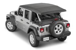 MasterTop - MasterTop 14440635 WindStopper/Tonneau Combo Black Dia for 18-24 Wrangler JL 4DR - Image 2