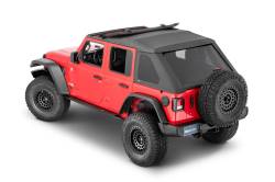 MasterTop - MasterTop 15501635 Complete Fastback Top Black Diamond for 18+ Wrangler 4DR JLU - Image 2