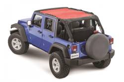 MasterTop - MasterTop 14221402 ShadeMaker Freedom Mesh Bimini Top Plus for 07-18 Jeep JK 4DR - Image 1