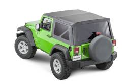 MasterTop - MasterTop 15601335 Full Top Tinted Glass Black Dia for 07-18 Wrangler JK 2DR - Image 1