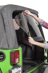 MasterTop - MasterTop 15601335 Full Top Tinted Glass Black Dia for 07-18 Wrangler JK 2DR - Image 5