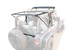 MasterTop - MasterTop 15601335 Full Top Tinted Glass Black Dia for 07-18 Wrangler JK 2DR - Image 6