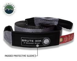 Overland Vehicle Systems - Overland Vehicle Systems 19069916 Tow Strap 30 30000lb 3 x 30' Gray Storage Bag - Image 2