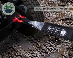 Overland Vehicle Systems - Overland Vehicle Systems 19069916 Tow Strap 30 30000lb 3 x 30' Gray Storage Bag - Image 8