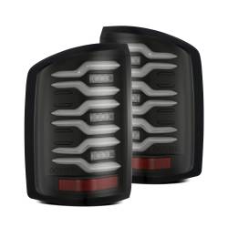 AlphaRex - AlphaRex 630040 Black LED Taillights for 14-18 GMC Sierra 1500 - Image 1