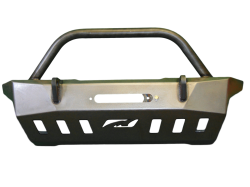 Motobilt - Motobilt MB1078-B Front Bumper w/Bull Bar Crusher for 18+ Jeep JL/Gladiator - Image 1