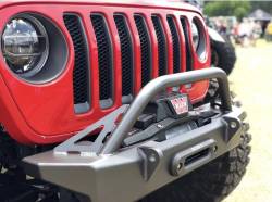 Motobilt - Motobilt MB1078-B Front Bumper w/Bull Bar Crusher for 18+ Jeep JL/Gladiator - Image 3