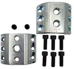 Apex Chassis - Apex Chassis DC1.5-Z 1.5"ID Stabilizer Clamp Zinc Universal w/Hardware - Image 3