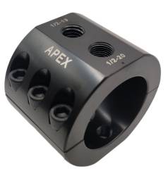 Apex Chassis - Apex Chassis DC1.5-B Stabilizer Clamp 1.5" ID Black Universal w/Hardware - Image 1