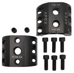 Apex Chassis - Apex Chassis DC1.5-B Stabilizer Clamp 1.5" ID Black Universal w/Hardware - Image 3
