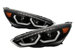 Spyder Auto - Spyder Auto 9050763 DRL LED Light Bar Projector Headlights Black 15-18 Focus - Image 4