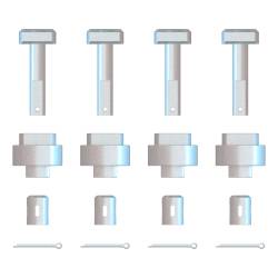 CURT - CURT 19117 Handle Hardware Puck System Adapter for Silverado/Sierra - Image 1
