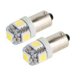 Oracle Lighting - Oracle 4904-001 BA9S 5 LED 3-Chip Bayonet Bulbs White Pair - Image 2