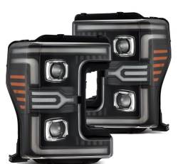 AlphaRex - AlphaRex 880323 Black Luxx Series Projector Headlights for 17-19 Ford F250/F350 - Image 1