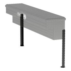 UWS - UWS SM-LEGS-BLK Replacement Black Aluminum Truck Side Tool Box Legs 1 Pair - Image 2