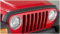 Bushwacker - Bushwacker 14006 Trail Armor Hood Stone Guard Black for 97-06 Jeep Wrangler TJ - Image 2