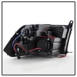 Spyder Auto - Spyder Auto 5010032 Black/Clear Halo Projector Headlights for Dodge Ram - Image 2