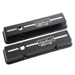 Edelbrock - Edelbrock 41633 Racing Series Valve Covers forChevy 262-400 V8 1959-86. - Image 2
