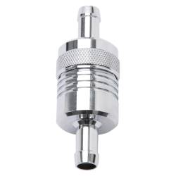 Edelbrock - Edelbrock 8136 3" Aluminum Street Fuel Filter Chrome Finish - Image 1