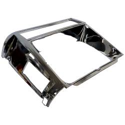 Crown Automotive Jeep Replacement - Crown Automotive 55002245 Chrome Headlamp Bezel for 84-90 Jeep Cherokee XJ - Image 2