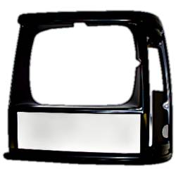 Crown Automotive Jeep Replacement - Crown Automotive 55034075 Black Headlamp Bezel for 91-96 Jeep Cherokee XJ LH - Image 2