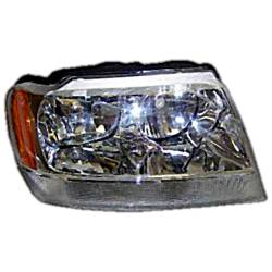 Crown Automotive Jeep Replacement - Crown 55155576AE Right European Headlight Assembly for 01-04 Jeep Grand Cherokee - Image 2