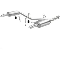 MagnaFlow Exhaust Products - MagnaFlow 16889 Metallic Finish Cat-Back Exhaust System for 80 Chevy Corvette - Image 1