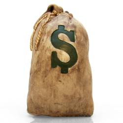 American Shifter Company - American Shifter ASCSN00032 Sack-O-Cash Bag Of Money Custom Shift Knob - Image 1