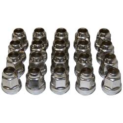Crown Automotive Jeep Replacement - Crown 4006956K Lug Nut Kit 20PC 1/2-20 for Jeep JK TJ/YJ WK WJ ZJ XK KK XJ MJ - Image 2